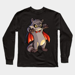 Monster Animals - Vampire Raccoon Long Sleeve T-Shirt